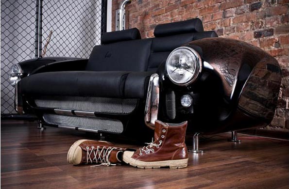 Проект «SPIRIT of 427» от LA Design Studio - коллекция мебели из старых автомобилей.