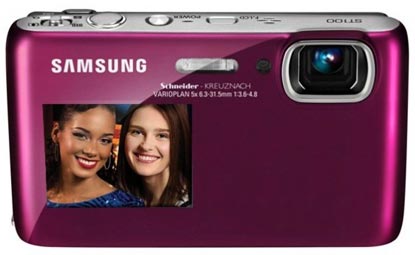Новые фотокамеры DualView с фронтальным дисплеем от Samsung.