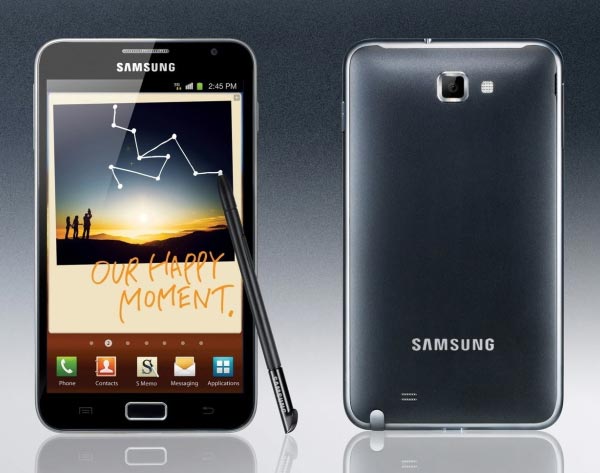 Samsung Galaxy Note - Samsung создал гибрид смартфона и планшета.