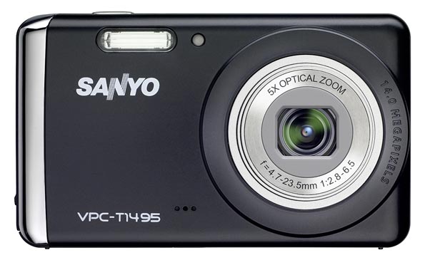 Компания Sanyo выпускает три 14-мегапиксельные фотокамеры.