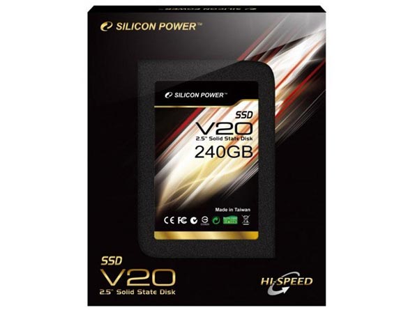 Silicon Power V20: линейка SSD-дисков вместимостью до 240 Гб.