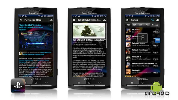 Компания Sony разработала PlayStation-приложение для платформ Android и iOS.