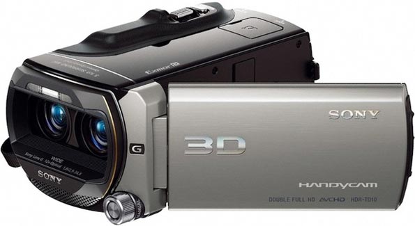 Видеокамера формата Full HD с поддержкой 3D-съёмки - Sony HDR-TD10, и Full HD-камера — HDR-PJ50V поступят впродажу весной.