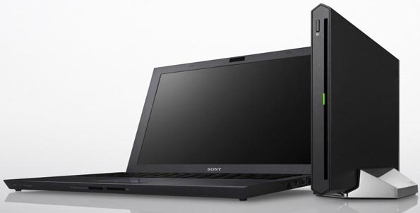 Sony Vaio Z: тонкий ноутбук с 13,1-дюймовым дисплеем.
