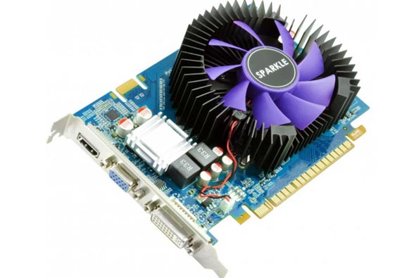 Компания Sparkle оснащает видеокарты GeForce GTS 450 памятью DDR3.