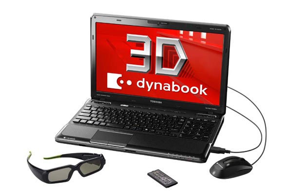 Мощный ноутбук с поддержкой 3D-изображения - Toshiba DynaBook T551/D8B.