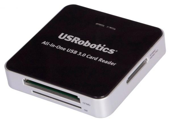 USRobotics представила многоформатный кардридер с интерфейсом USB 3.0.