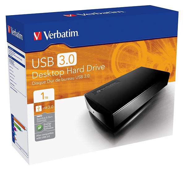 Внешние винчестеры с интерфейсом USB 3.0 Verbatim Store 'n' Go.
