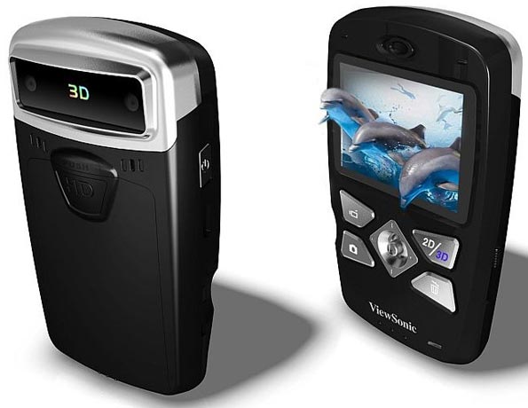 Карманная видеокамера с возможностью 3D-съёмки - ViewSonic 3DV5.