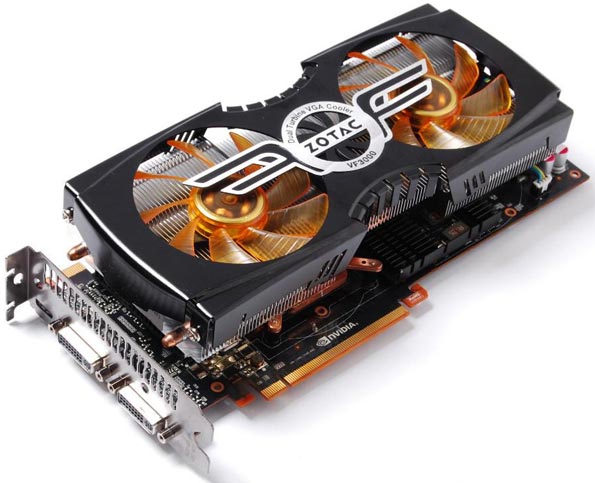 Видеокарта Zotac GeForce GTX 580 AMP2! Edition: мощная видеокарта с заводским разгоном.