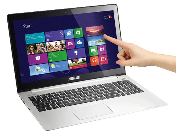 ASUS VivoBook S500/S550: ноутбуки с сенсорным экраном.