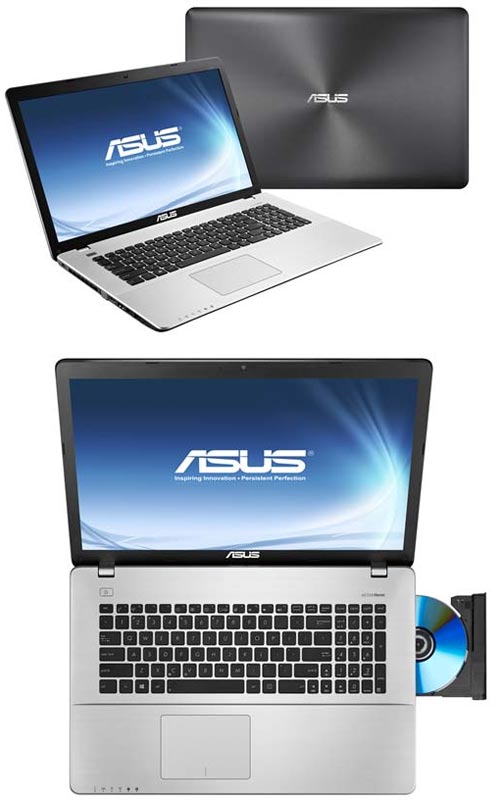 X750JB-TY030H - 17.3-дюймовый ноутбук от ASUS