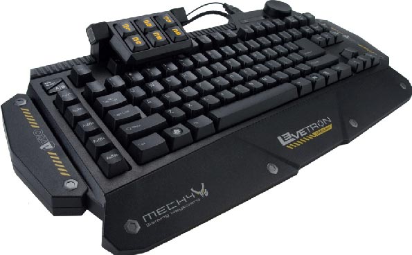 AZiO Levetron Mech4: игровая клавиатура с подключаемыми модулями.