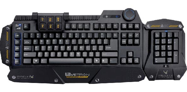AZiO Levetron Mech4: игровая клавиатура с подключаемыми модулями.
