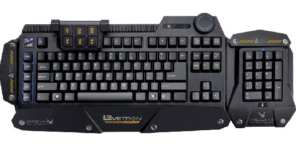 AZiO Levetron Mech4: игровая клавиатура с подключаемыми модулями. AZiO Levetron Mech4: игровая клавиатура с подключаемыми модулями.