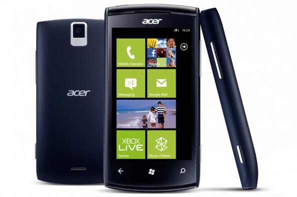 Acer Allegro: смартфон под управлением Windows Phone 7.5.