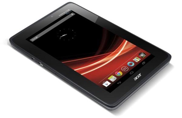 Acer Iconia Tab A110 - планшет поступит в продажу 30 октября.