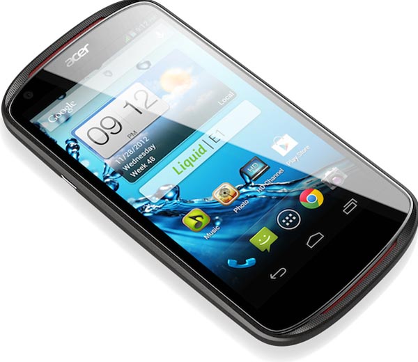 Acer Liquid E1 - «гуглофон» оснащён 4,5-дюймовым экраном.