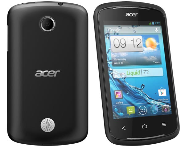 Acer Liquid Z2: бюджетный смартфон под управлением Android 4.1 Jelly Bean.