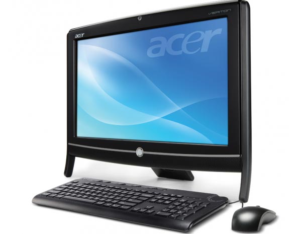 Acer Veriton Z2620G и Z2610G: десктопы-моноблоки с 20-дюймовым дисплеем.