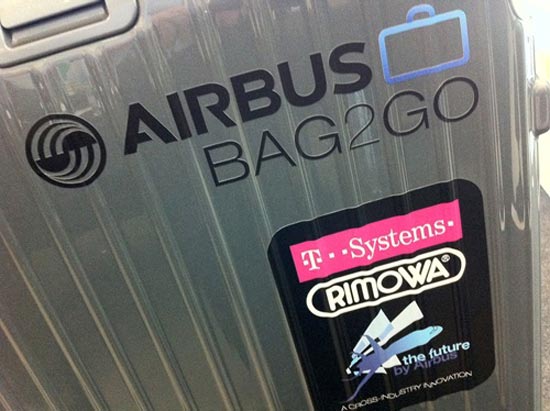 Airbus Bag2Go: «умный» чемодан не даст багажу затеряться.