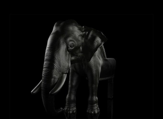 Maximo Riera представил новое кресло серии Animal Chairs - кресло-слон.