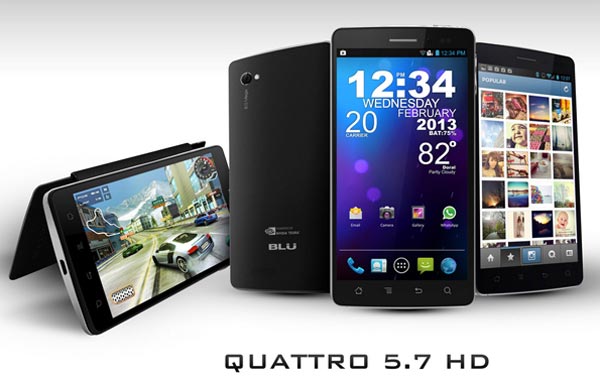 BLU Products анонсирует смартфоны Quattro на платформе Tegra 3. BLU Products анонсирует смартфоны Quattro на платформе Tegra 3.