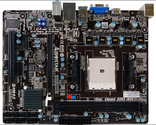 Biostar Hi-Fi A85S3: материнская плата для процессоров AMD.