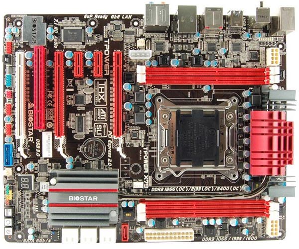Biostar TPower X79: материнская плата для чипов Intel Sandy Bridge-E.