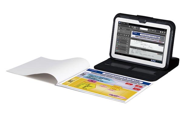 Casio Paper Writer: планшет с блокнотом для записей.