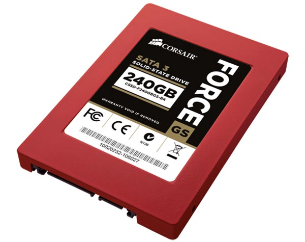Corsair Force Series GS - SSD-диски, вмещающие до 480 Гб уже в продаже.