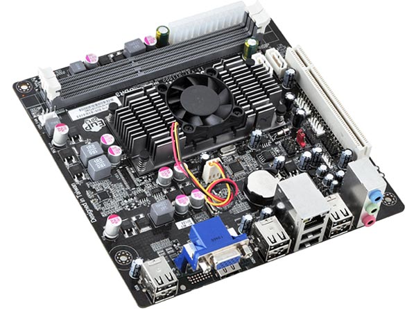 ECS HDC-I2/C60: системная плата с процессором AMD C-60.