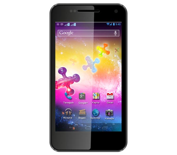 Explay Infinity - смартфон оснащён 4,3-дюймовым экраном Super AMOLED Plus.