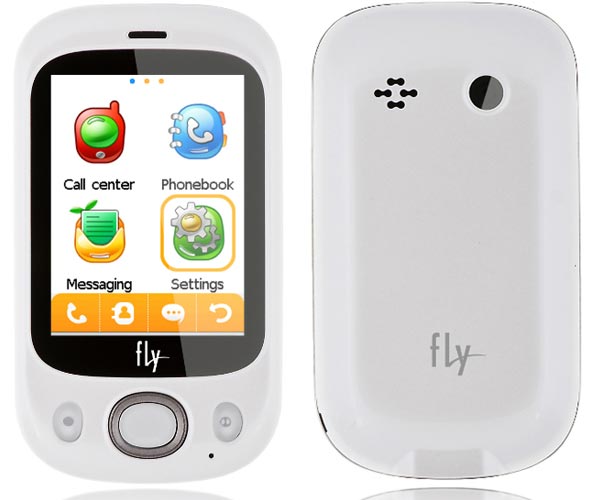 Fly E133: бюджетный телефон с сенсорным дисплеем.