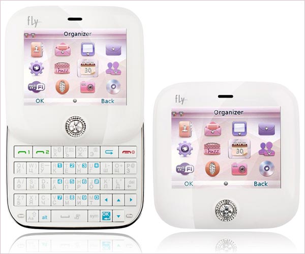 Fly Q200i Swivel: дамский телефон с QWERTY-клавиатурой.