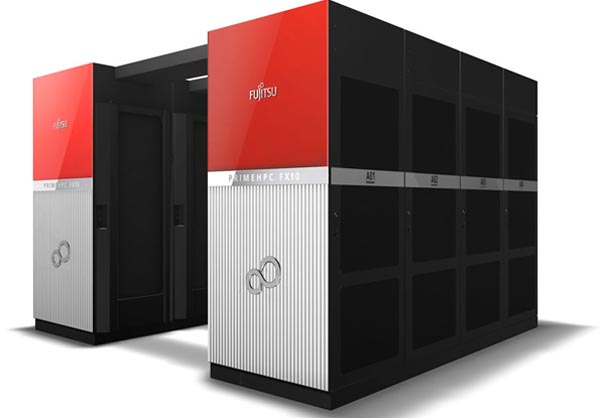 Fujitsu PrimeHPC FX10 - производительность суперкомпьютера превышает 20 петафлопсов.