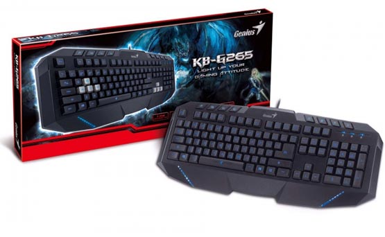 KB-G265 - новая игровая клавиатуруа от Genius