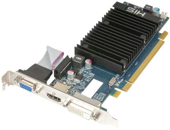 HIS Radeon HD 6450 - HIS оснастила видеокарту памятью объёмом 2 Гб.