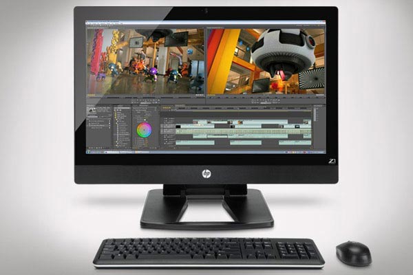 HP Z1: первая в мире рабочая станция «всё в одном» с 27-дюймовым экраном.