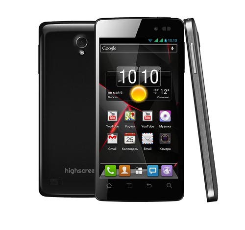Highscreen Omega Q: смартфон с 4,5-дюймовым qHD-дисплеем.