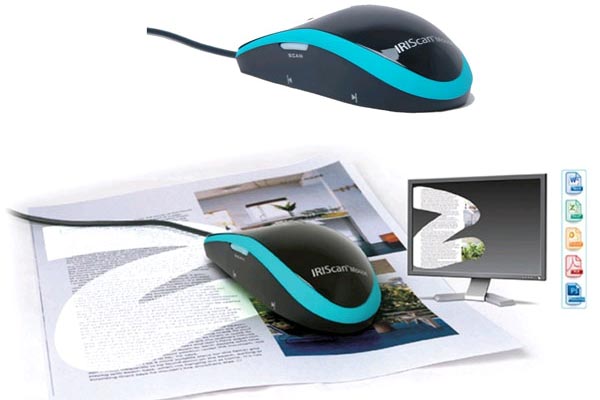 IRIScan Mouse: компьютерная мышь со встроенным сканером.