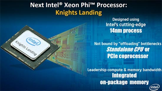 Intel Knights Landing: сопроцессоры Xeon Phi второго поколения.