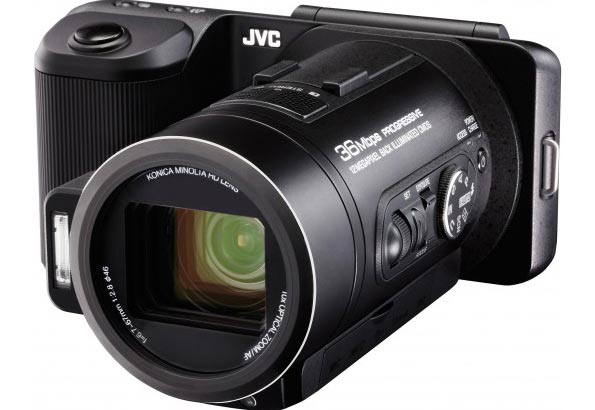 JVC GC-PX10 - гибридная видеокамера.