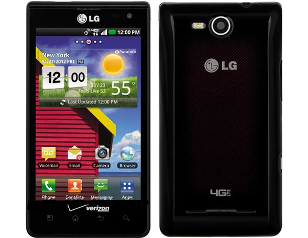 LG Lucid 4G - LG оснастит смартфон дисплеем с диагональю 4 дюйма.