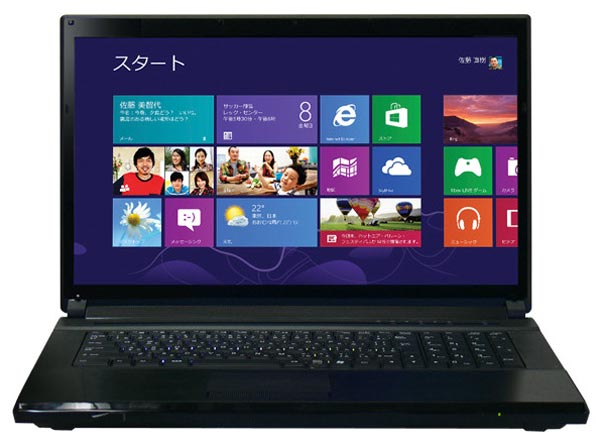 Lesance BTO CL7X1W8: мощный ноутбук с 17,3-дюймовым экраном.