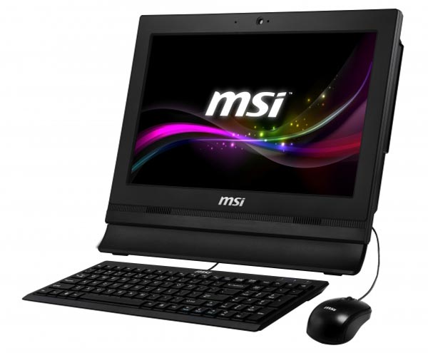 MSI Wind Top AP1622: десктоп-моноблок с 15,6-дюймовым тачскрином.