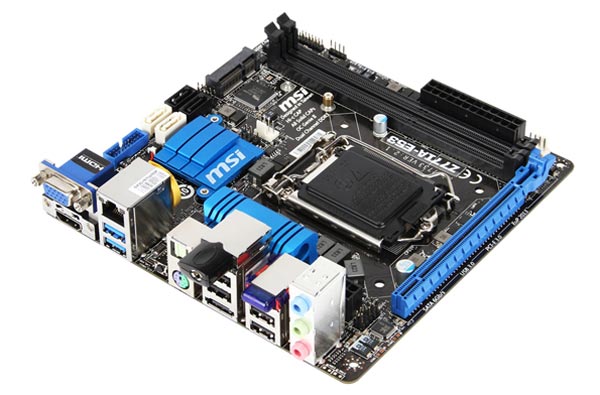 MSI Z77IA-E53: плата в формфакторе Mini ITX для процессоров Intel Ivy Bridge. MSI Z77IA-E53: плата в формфакторе Mini ITX для процессоров Intel Ivy Bridge.
