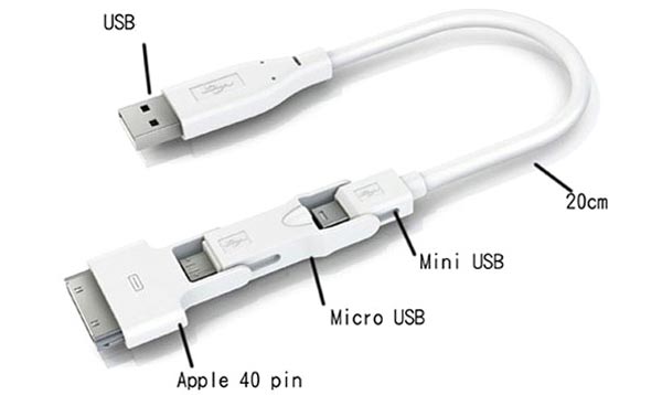 Magic Cable Trio: USB-кабель «три в одном»