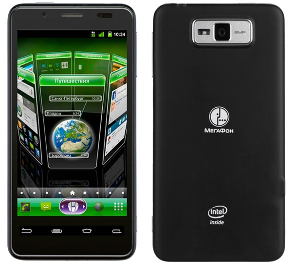 MegaFon Mint: первый в России смартфон на платформе Intel.
