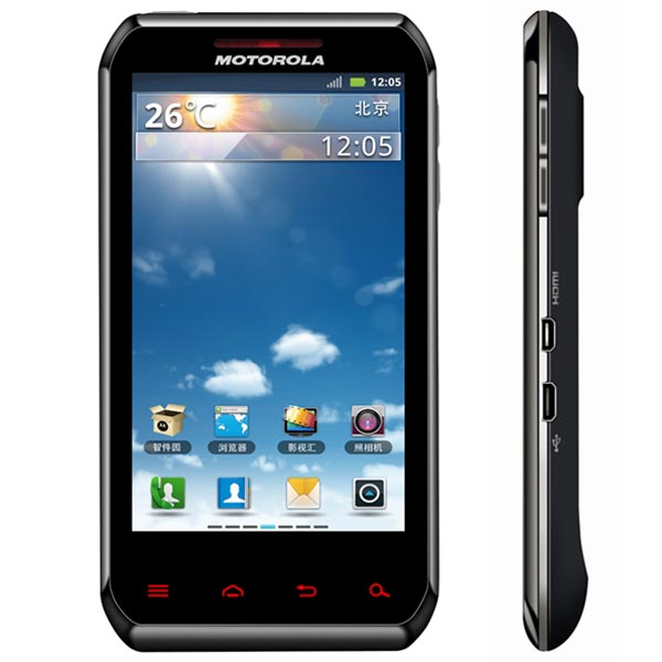 Motorola XT760: «гуглофон» с 4-дюймовым тачскрином.